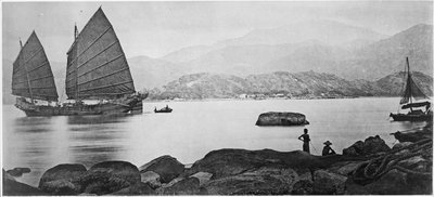 A Canton Junk, c.1867-72 by John Thomson